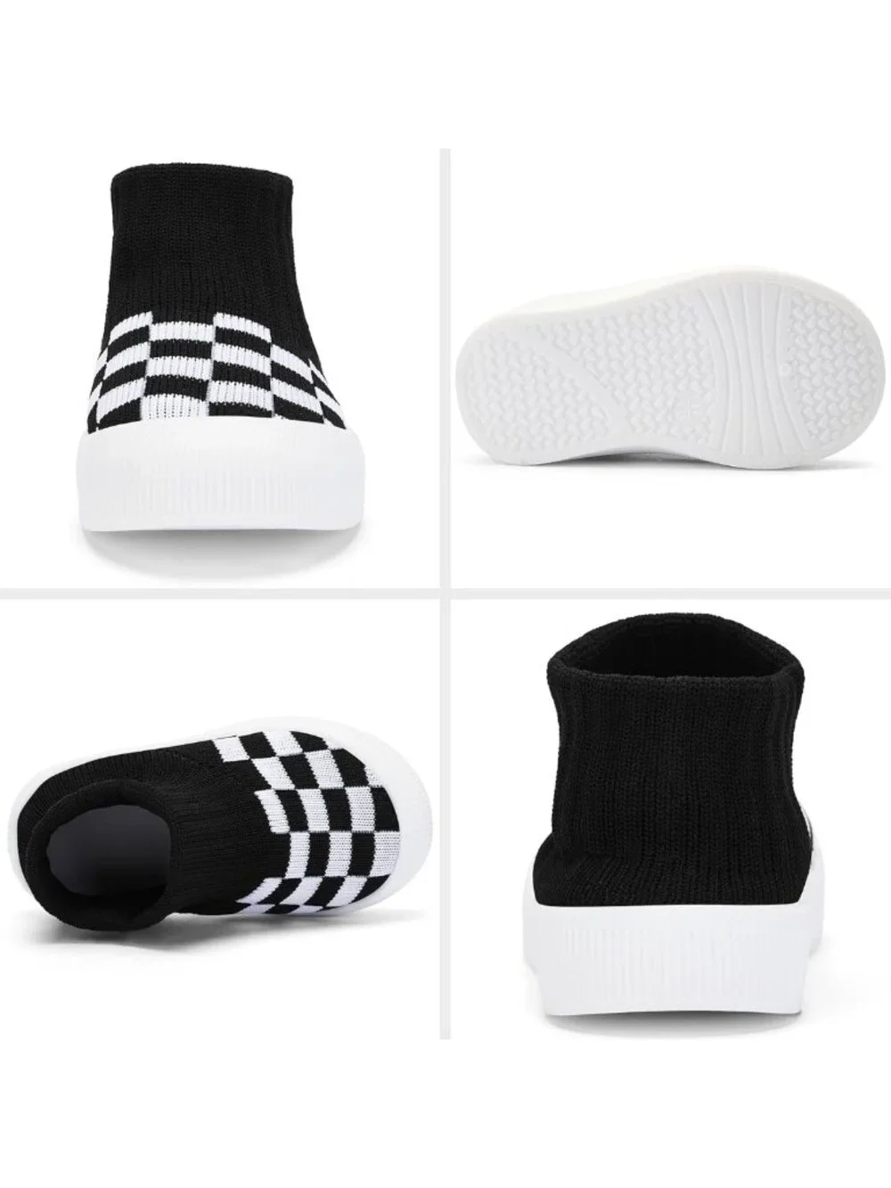 Cozy High-Top Sock Shoes for Infants & Toddlers | Non-Slip, Breathable, 6-36